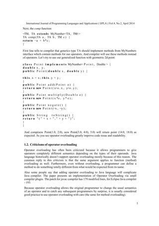 Java Modular Extension For Operator Overloading Pdf