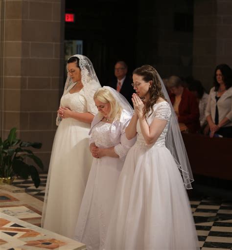 As Consecrated Virgins Three Women Promise Lifelong Fidelity To Christ