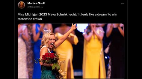 Miss Michigan 2023 Maya Schuhknecht Crowned 2023 Miss Michigan