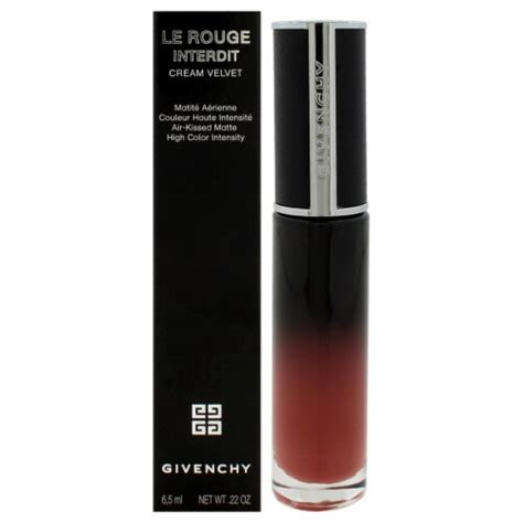 Le Rouge Interdit Cream Velvet Lipstick N Nude Ambre By Givenchy For Women Oz Oz