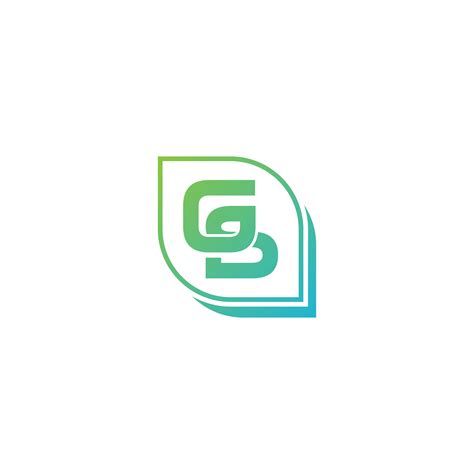 Letter Gs Initial Logo Template Vector Illustration Icon Element 609874