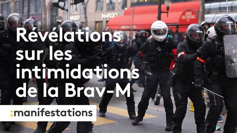 Intimidations De Policiers De La Brav M Contre Des Manifestants LIGPN