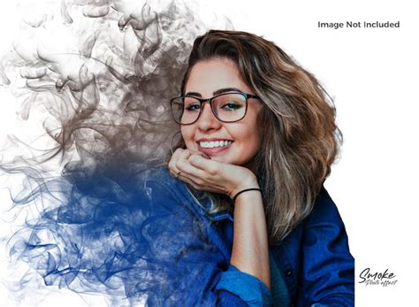 Premium Psd Psd Smoke Dispersion Photo Effect Template