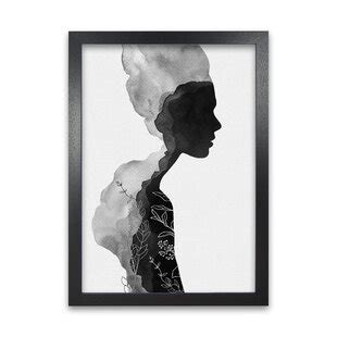 Ebern Designs Silhouette Of Nude Woman By Johan Swanepoel Graphic Art