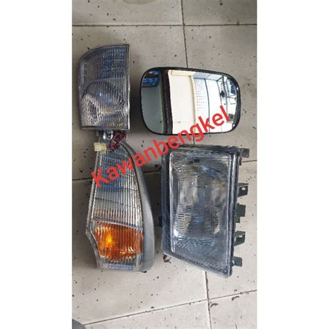 Jual Lampu Depan Set Kaca Spion Lampu Besar Head Lamp CANTER PS110