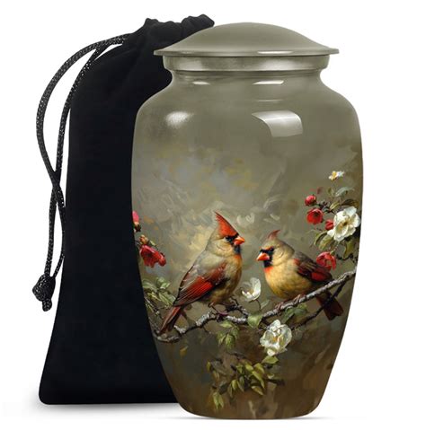 Cardinal Bird Urns Buy Cremation Urns With Cardinal Bird Designs