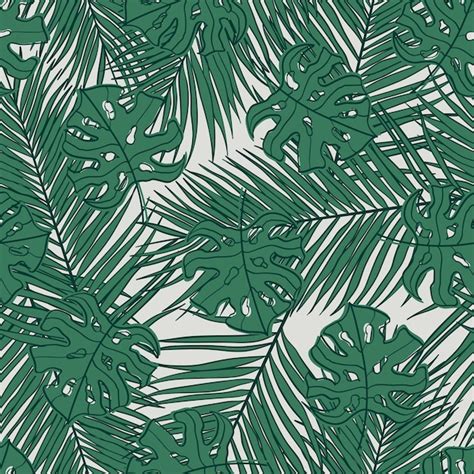 Palm E Monstera Deixam Design De Padr O Perfeito Ramo De Folhas