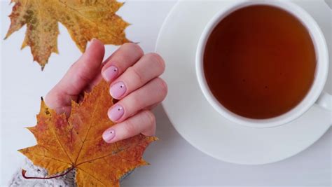 Woman Showing Hands Beautiful Nude Manicure Stock Footage Video 100 Royalty Free 1069778776