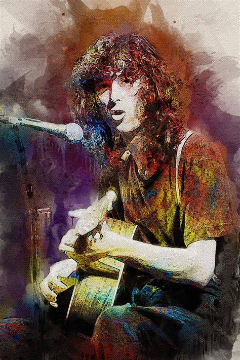 Jimmy Page Led Zeppelin Digital Art By Lilia Kosvintseva