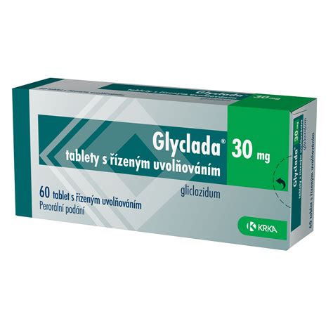Glyclada 30MG, tableta s řízeným uvolňováním | Krka