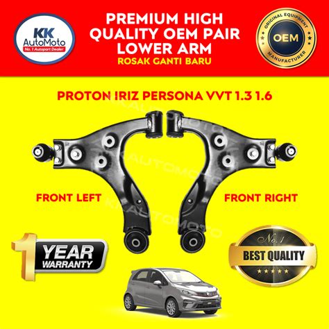 Proton Iriz 1 3 1 6 Persona VVT 2016 Sepasang Front High Quality OEM