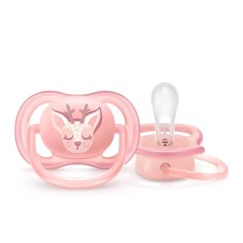 Philips Avent Chupón Ultra Air 0 6m Venado Rosa Scf086 02