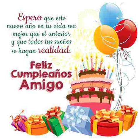 Felicitaciones de cumpleaños para un amigo