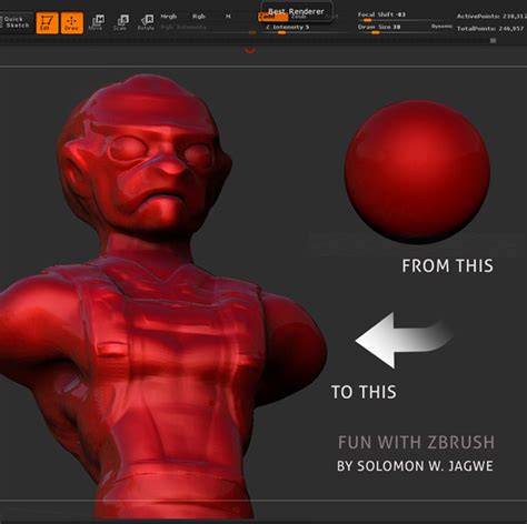 Zbrush Modeling Tutorial Using Dynamesh