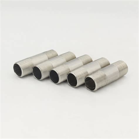 Barrel Extension Pieces Pipe Fitting Sanitary Straight Male Nipple Connector Tube Fittings