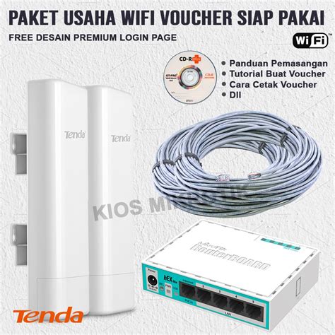 Jual Paket Usaha Wifi Rt Rw Net Sistem Billing Wifi Voucher Siap Pakai