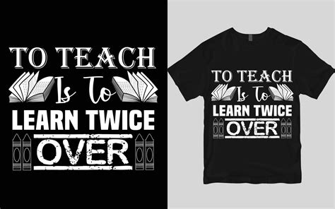 Teacher T Shirt Design 8439671 Vector Art At Vecteezy