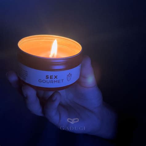 Vela Beijável Sex Gourmet g Sabor Morango Shopee Brasil