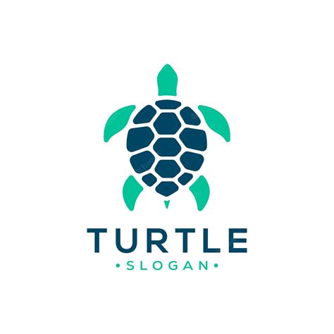 Diseño De Logotipo De Tortuga Y Plantilla De Icono Vector Premium