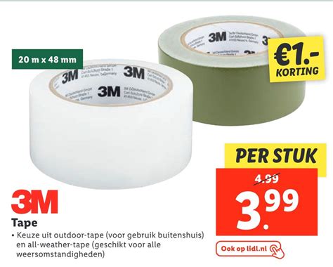 M Tape Aanbieding Bij Lidl