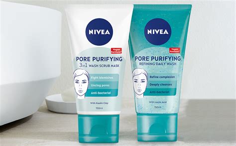 Nivea 3 In 1 Wash Scrub Mask 150ml All In One Face Scrub Face Wash