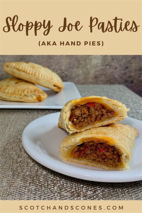 Sloppy Joe Pasties Aka Hand Pies Have Sweet Tangy Spicy Meat