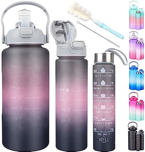 Codicile Pack Motivational Water Bottle With Straw L Ml Ml