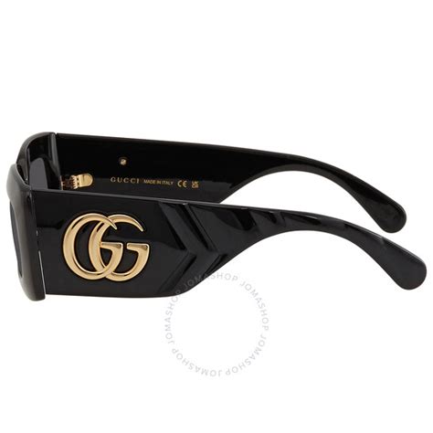 Gucci Gray Rectangular Ladies Sunglasses Gg0811s 001 53 889652308425 Sunglasses Jomashop