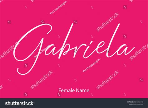 Gabriela Cursive Over 1 Royalty Free Licensable Stock Vectors And Vector