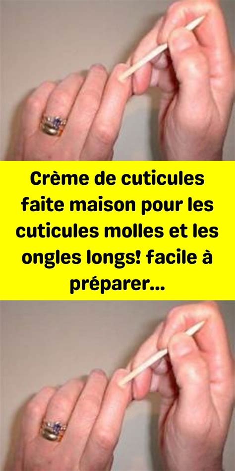 Crème de cuticules faite maison pour les cuticules molles et les ongles