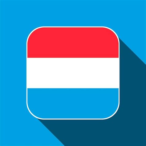 Colores Oficiales De La Bandera De Luxemburgo Ilustraci N Vectorial