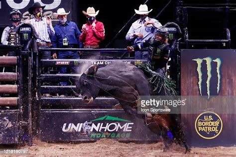 Derek Kolbaba Rides Bull Bad Decisions During The Monster Energy Team