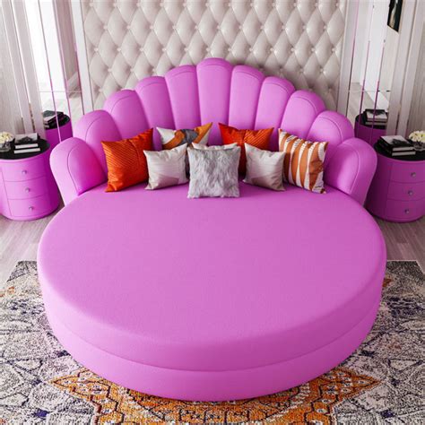 Large Round Bed Double Bed Marriage Bed Accessible Luxury Princess