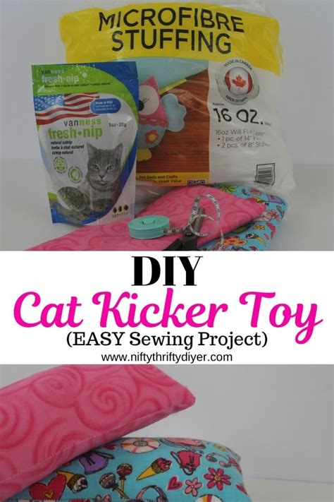 DIY cat toy ~ Nifty Thrifty DIYer