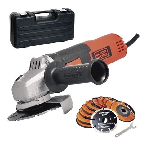 Esmerilhadeira Angular 820w Maleta G720k12 Black Decker Mercado Livre