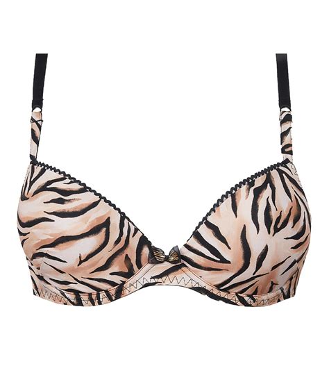 Soutien Gorge Coques Tigre Rebelle Blond Antigel Lingerie Sipp