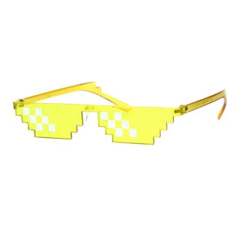 Thug Life Sunglasses Pixel Gangster Gangsta Life Funny Novelty Shades