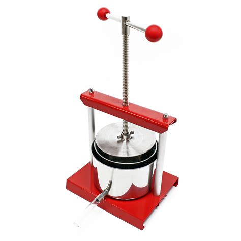 Mini-Fruit press stainless steel 1,5 L Fruit press Fruit mill Fruit