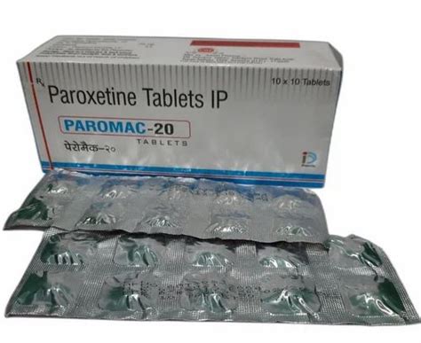 Paromac Mg Ip Paroxetine Tablets X Tablet Prescription At Rs