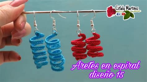 Aretes En Forma De Espiral Dise O Youtube