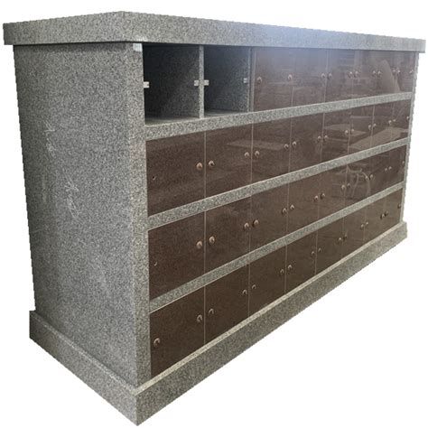 Imperil Grey Granite And Imperial Pink 64 Niches Columbarium