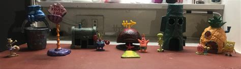 SPONGEBOB SQUAREPANTS AQUARIUM DECORATIONS (COMPLETE SET), Pet Supplies ...