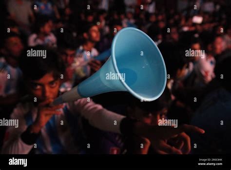 Crazy Argentina Football Fans Of Bangladesh Watching Argentina And