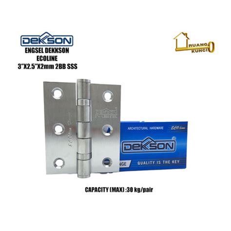 Jual Engsel Pintu Jendela Stainless Dekson Ecoline ESS EL 3X2 5X2MM 2BB