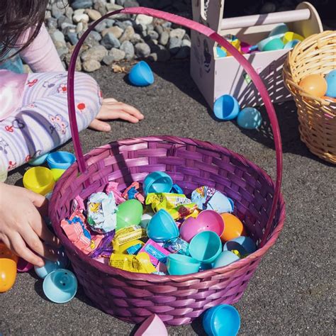 YXI 36 huevos de Pascua de plástico relleno de cesta de Pascua de 35