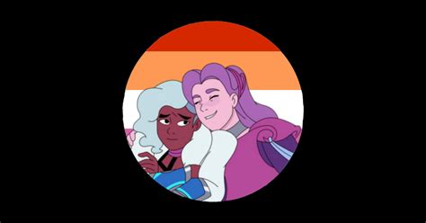 Spinnetossa She Ra Lesbian Flag SPOP Shera Sticker TeePublic