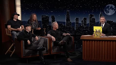 Metallica Chat With Jimmy Kimmel Rock Lux Æterna Watch