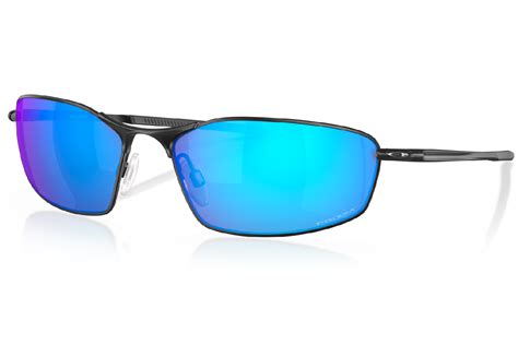 Oakley Whisker Sunglasses With Satin Black Frame And Prizm Sapphire