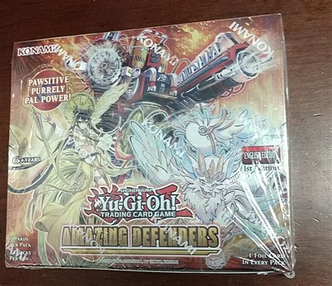 Yu Gi Oh Amazing Defenders Booster Box 1st Edition Factory Sealed EBay