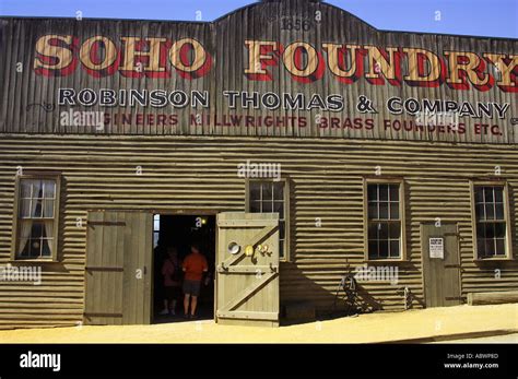 Soho Foundry Sovereign Hill Ballarat Victoria Australia Stock Photo Alamy